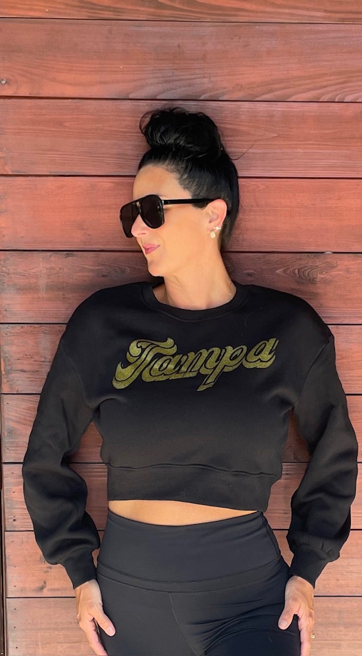 RETRO TAMPA CROPPED SWEATSHIRT | DONMENOW