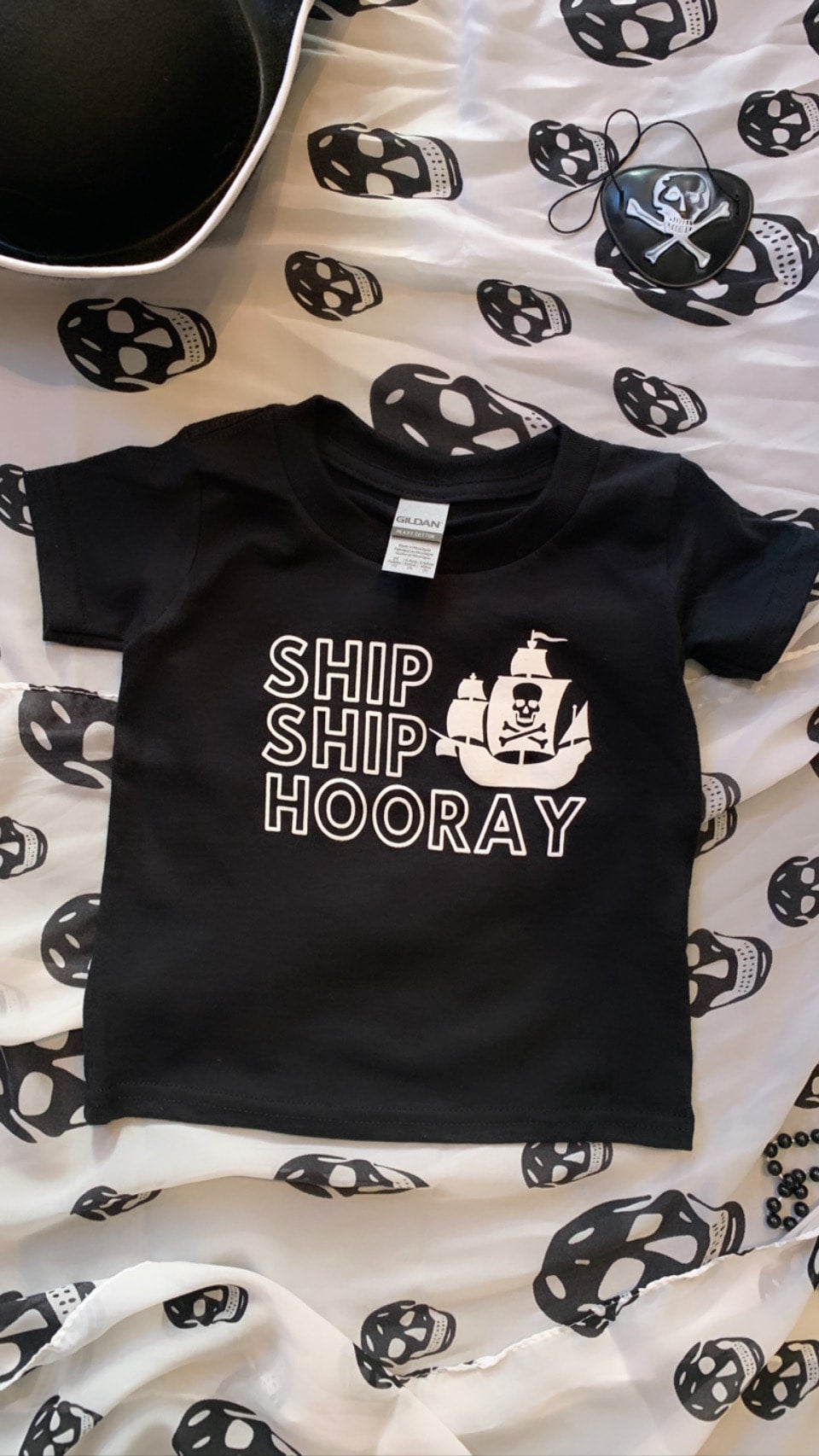 TPA Pirate Ship Tampa logo shirt- Men's Crew Neck, Gasparilla